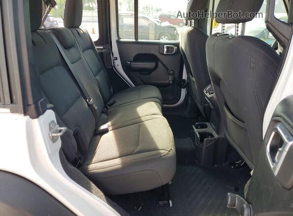 1C4HJXDN4NW232135 2022 JEEP WRANGLER White Widok wnętrza z tyłu