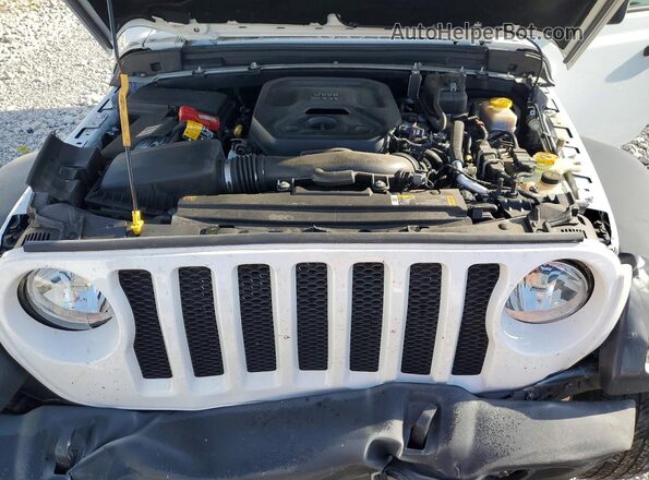 1C4HJXDN4NW232135 2022 JEEP WRANGLER White Widok komory silnika