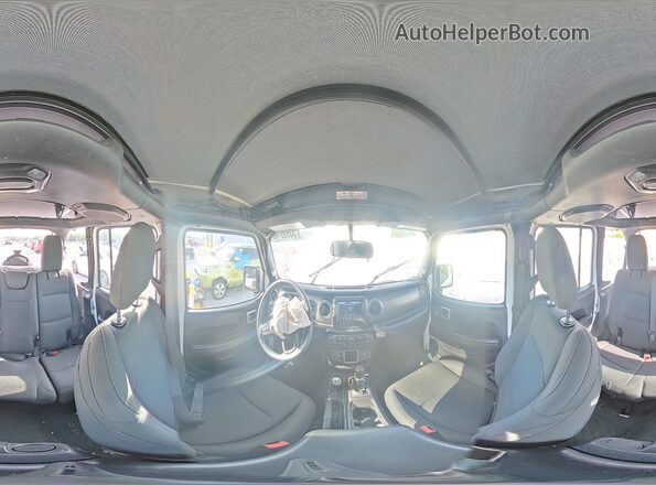 1C4HJXDN4NW232135 2022 JEEP WRANGLER White Widok wnętrza 360 stopni