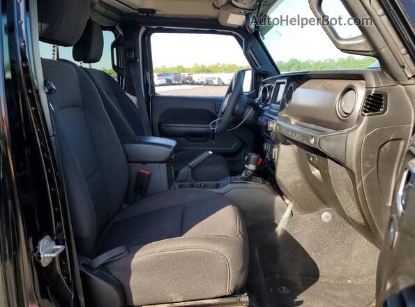 1C4HJXDN4PW589415 2023 JEEP WRANGLER Black Front interior view