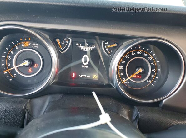 1C4HJXDN4PW589415 2023 JEEP WRANGLER Black Instrument cluster view