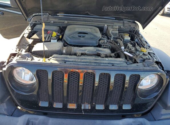 1C4HJXDN4PW589415 2023 JEEP WRANGLER Black Engine compartment view