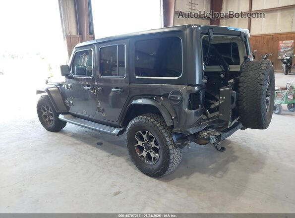 1C4HJXDN5KW636167 2019 JEEP WRANGLER UNLIMITED Gray Հետևի ձախ