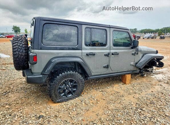 1C4HJXDN5LW329437 2020 JEEP WRANGLER Серый Задняя правая четверть