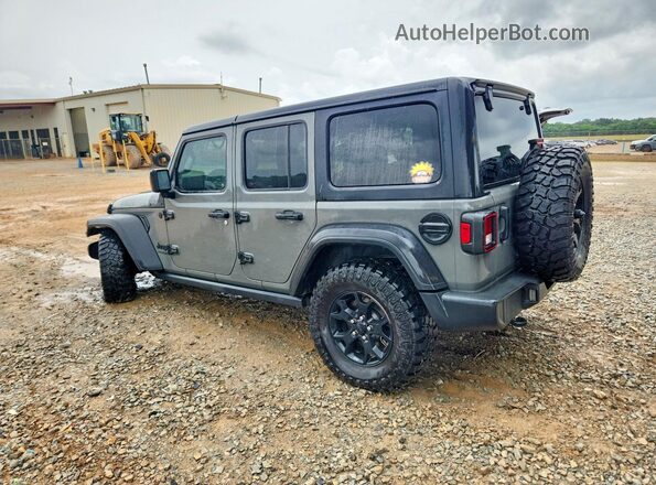 1C4HJXDN5LW329437 2020 JEEP WRANGLER Серый Задняя левая четверть