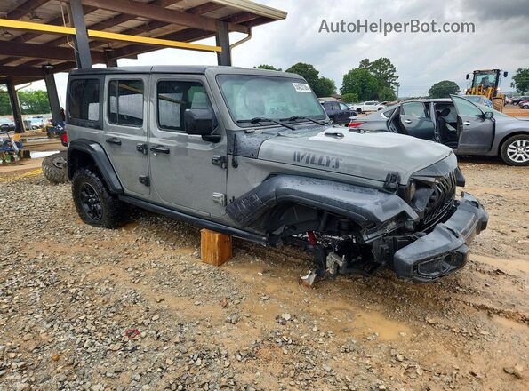 1C4HJXDN5LW329437 2020 JEEP WRANGLER Серый Передняя правая четверть