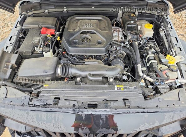 1C4HJXDN5LW329437 2020 JEEP WRANGLER Серый Вид подкапотного пространства