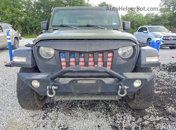 1C4HJXDN5MW549162 2021 JEEP WRANGLER Green Widok z przodu