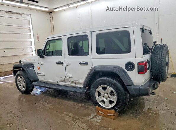 1C4HJXDN5MW636446 2021 JEEP WRANGLER White უკანა მარცხენა