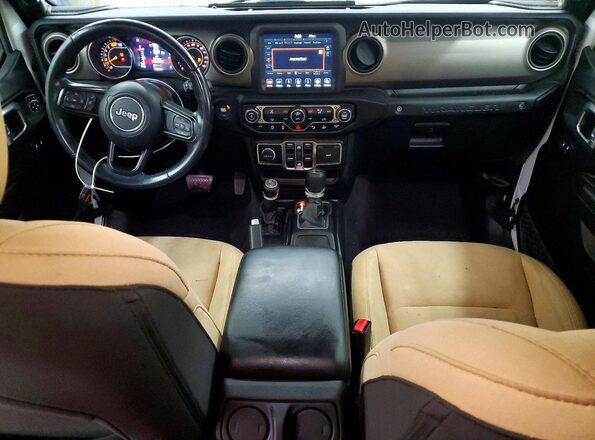 1C4HJXDN5MW636446 2021 JEEP WRANGLER White წინა პანელის ხედი