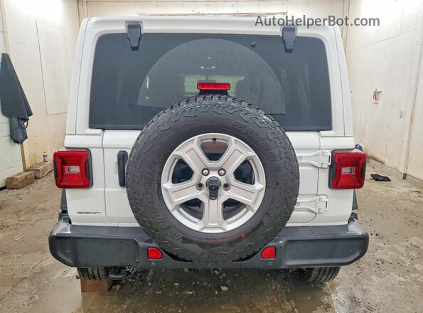 1C4HJXDN5MW636446 2021 JEEP WRANGLER White უკანა ხედი