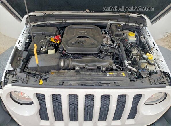 1C4HJXDN5MW636446 2021 JEEP WRANGLER White ძრავის განყოფილების ხედი