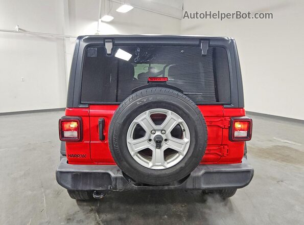 1C4HJXDN5MW645504 2021 JEEP WRANGLER Red Հետևի տեսք