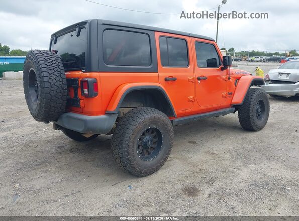 1C4HJXDN6JW196863 2018 JEEP WRANGLER UNLIMITED Orange უკანა მარჯვენა