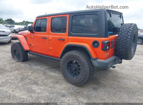 1C4HJXDN6JW196863 2018 JEEP WRANGLER UNLIMITED Orange უკანა მარცხენა
