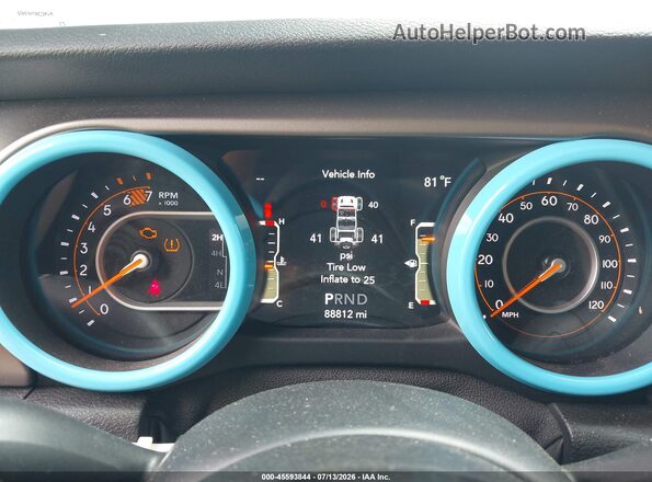 1C4HJXDN6JW196863 2018 JEEP WRANGLER UNLIMITED Orange უკანა სავარძლების ხედი