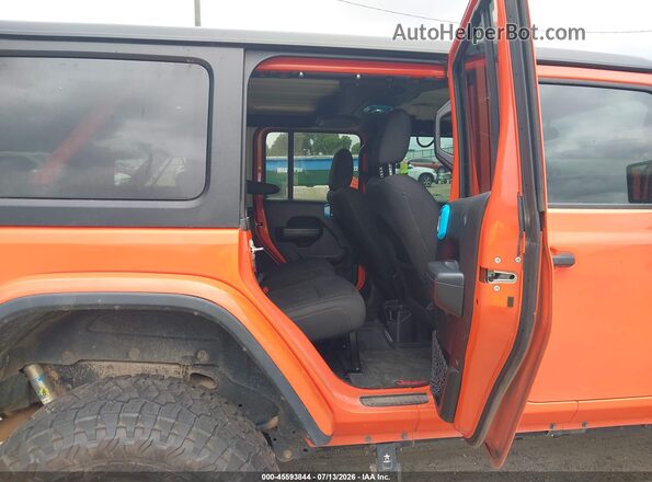 1C4HJXDN6JW196863 2018 JEEP WRANGLER UNLIMITED Orange VIN კოდის სტიკერის ხედი