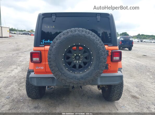 1C4HJXDN6JW196863 2018 JEEP WRANGLER UNLIMITED Orange 