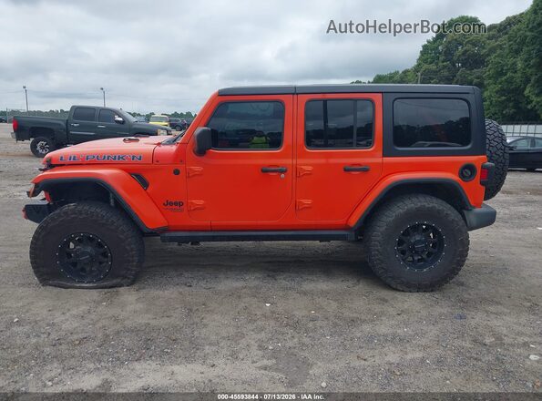 1C4HJXDN6JW196863 2018 JEEP WRANGLER UNLIMITED Orange 