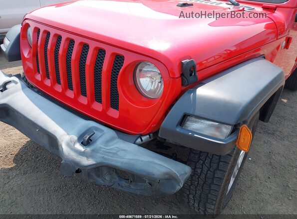 1C4HJXDN7KW594665 2019 JEEP WRANGLER UNLIMITED Red Вид спереду