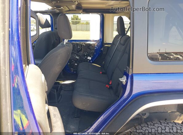1C4HJXDN7LW225385 2020 JEEP WRANGLER UNLIMITED Blue Vista de la etiqueta del VIN