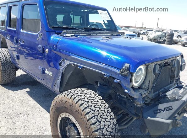 1C4HJXDN7LW225385 2020 JEEP WRANGLER UNLIMITED Blue Vista frontal