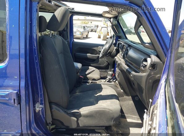 1C4HJXDN7LW225385 2020 JEEP WRANGLER UNLIMITED Blue Vista interior delantera