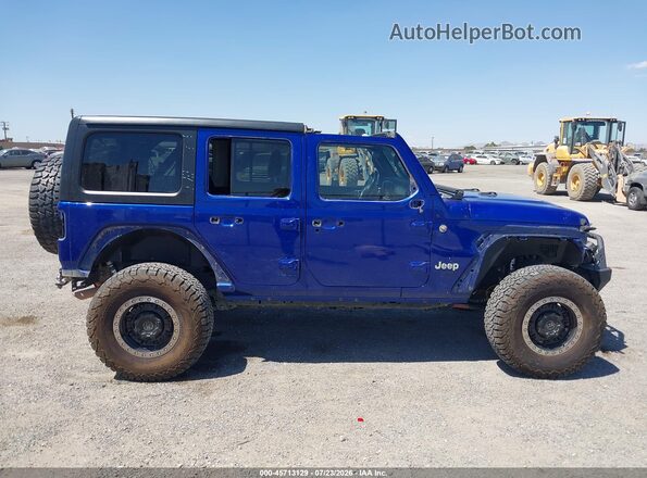 1C4HJXDN7LW225385 2020 JEEP WRANGLER UNLIMITED Blue Vista interior de 360 grados
