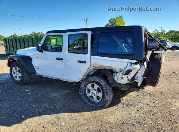 1C4HJXDN7MW554427 2021 JEEP WRANGLER Белый Задняя левая четверть