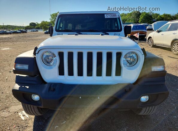 1C4HJXDN7MW554427 2021 JEEP WRANGLER Белый Вид спереди