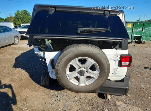 1C4HJXDN7MW554427 2021 JEEP WRANGLER Белый Вид сзади