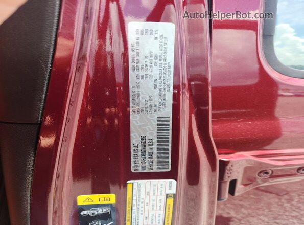 1C4HJXDN7MW622855 2021 JEEP WRANGLER Burgundy Շարժիչի բաժամունքի տեսք