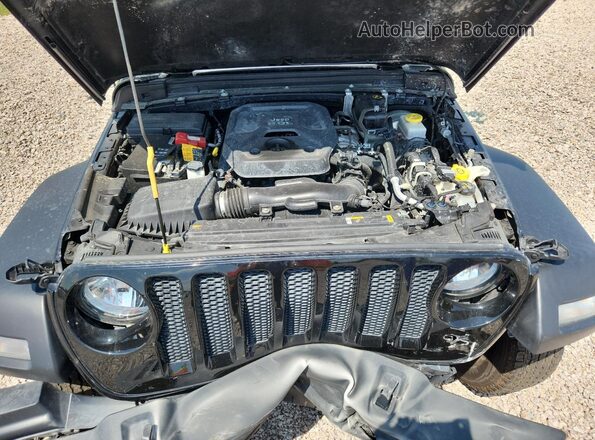 1C4HJXDN7MW701622 2021 JEEP WRANGLER Black Շարժիչի բաժամունքի տեսք