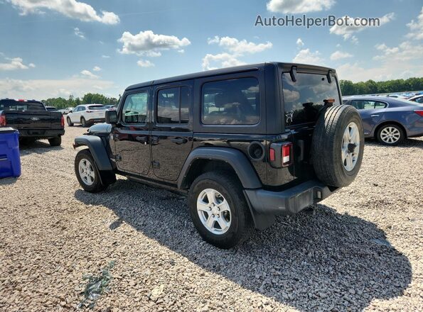 1C4HJXDN7MW701622 2021 JEEP WRANGLER Black Հետևի ձախ