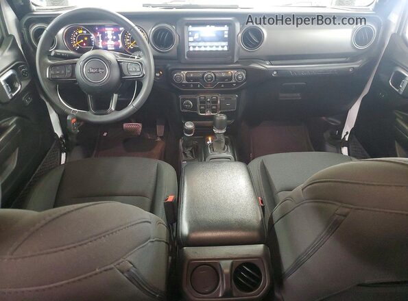 1C4HJXDN7PW522775 2023 JEEP WRANGLER White Dashboard view