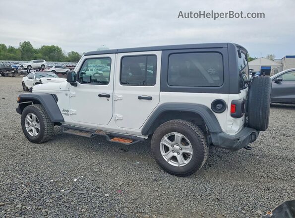 1C4HJXDN8KW593119 2019 JEEP WRANGLER White Rear left