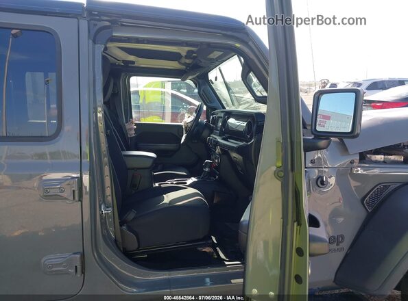 1C4HJXDN8LW145352 2020 JEEP WRANGLER UNLIMITED Gray Вид салону спереду