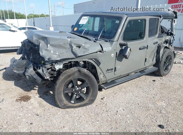 1C4HJXDN8LW145352 2020 JEEP WRANGLER UNLIMITED Gray Передня ліва чверть