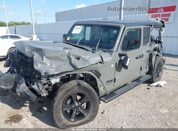 1C4HJXDN8LW145352 2020 JEEP WRANGLER UNLIMITED Gray Вид спереду