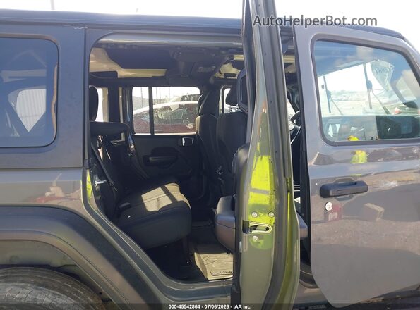 1C4HJXDN8LW145352 2020 JEEP WRANGLER UNLIMITED Gray Вид наклейки з VIN-кодом