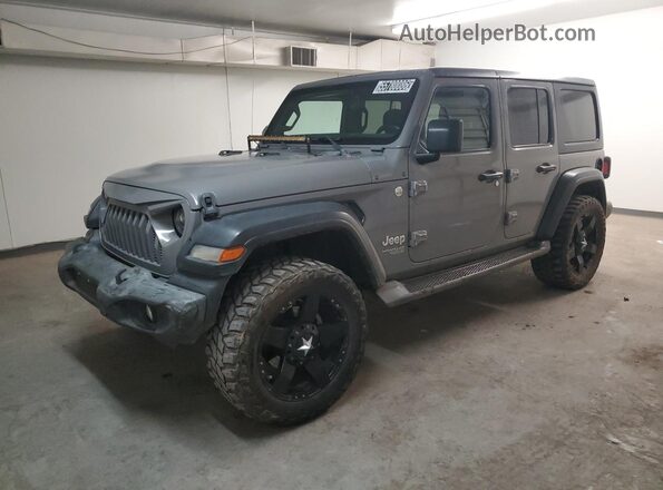 1C4HJXDN8LW198309 2020 JEEP WRANGLER Gray 