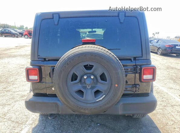 1C4HJXDN8MW550371 2021 JEEP WRANGLER Black Widok z tyłu