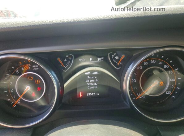 1C4HJXDN8MW550371 2021 JEEP WRANGLER Black Widok zestawu wskaźników