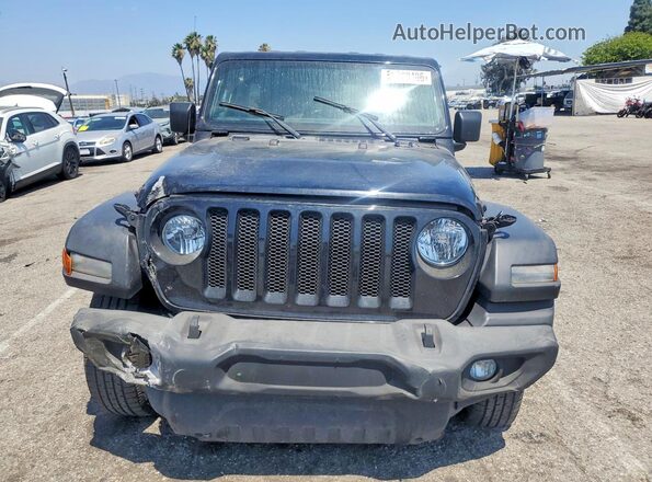 1C4HJXDN8MW550371 2021 JEEP WRANGLER Black Widok z przodu