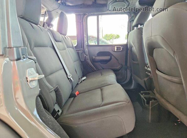 1C4HJXDN8MW617759 2021 JEEP WRANGLER Gray Rear seats view