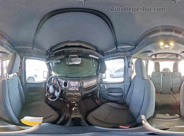 1C4HJXDN8MW617759 2021 JEEP WRANGLER Gray 360 interior view