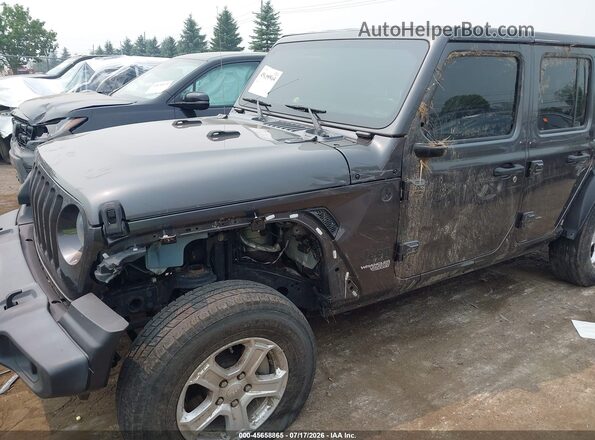 1C4HJXDN8MW625649 2021 JEEP WRANGLER UNLIMITED Gray Вид спереду