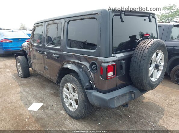 1C4HJXDN8MW625649 2021 JEEP WRANGLER UNLIMITED Gray Задня ліва чверть