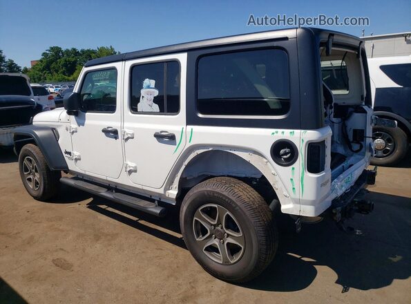 1C4HJXDN8MW762400 2021 JEEP WRANGLER Белый Задняя левая четверть