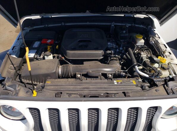 1C4HJXDN8MW762400 2021 JEEP WRANGLER Белый Вид задней части салона